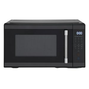 Classic 1.1Cu ft Countertop Stainless Steel Microwave Oven, 1,000 Watts, Black