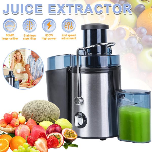 1000W Electric Juicer Fruit Veg Blender High Juice Extractor Citrus Machine USA