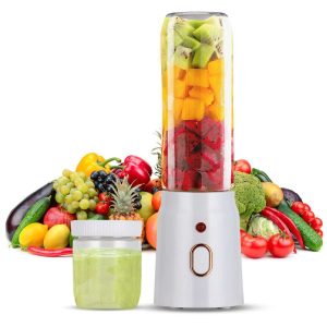 450ML USB Rechargeable Portable 10 Blades Personal Mini Juicer Cup Blender 16OZ