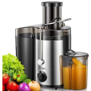 (NEW) Qcen Juicer Machine, 500W Centrifugal Juicer Extractor with Wide Mouth