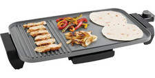 Electric Grill Griddle 20″ Rectangular Corded 120V Nonstick Temp Control Handles