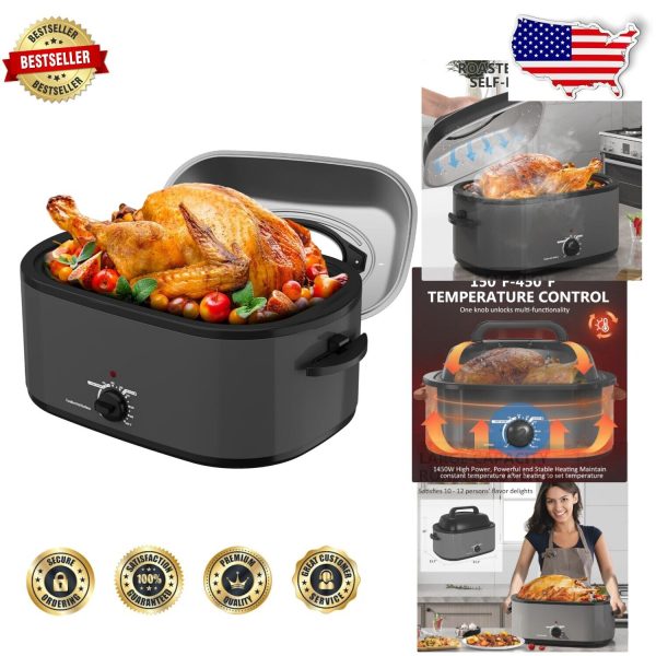 Multi-Functional Electric Roaster Oven 28 Quart – Ideal for Parties & Gatherings