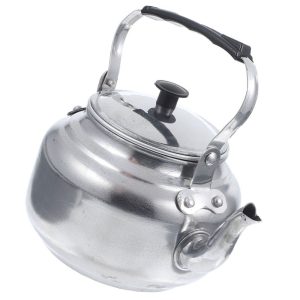 Tea Kettles Stovetop Aluminum Coffee Pot Metal Teapot Boiling Water Travel