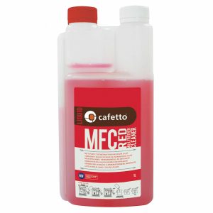 NEW Cafetto 1lt MFC Red Liquid Coffee Machine Milk Frother Cleaner