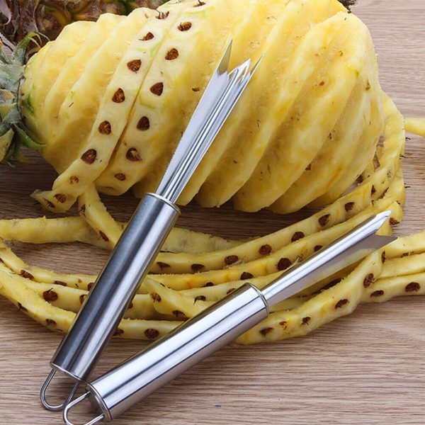 4 Pcs Stainless Steel Pineapple Cutter Peeler Tool Eye Remover