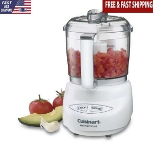 Mini-Prep 24oz Food Processor Auto Reversing Blade Smart Chopper Italy Design US