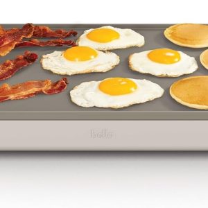 bella 12″ x 22″ Electric Griddle with EverGood Ceramic Nonstick Coating 1500Watt