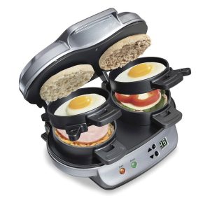 Hamilton Beach Dual Breakfast Sandwich Maker 25490A New In Open Box