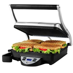 🔥OVENTE Electric Panini Press Sandwich Maker 1500W Indoor Grill BNWT💥