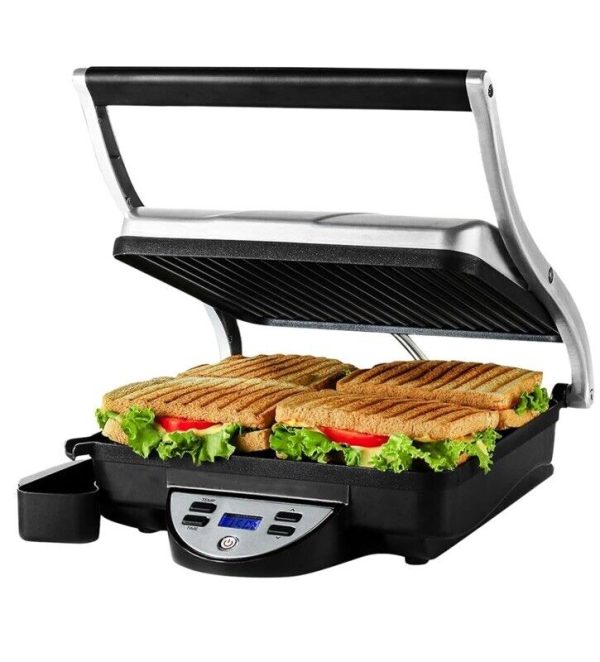 🔥OVENTE Electric Panini Press Sandwich Maker 1500W Indoor Grill BNWT💥