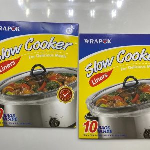 WRAPOK Slow Cooker Liners 2 Packs of 10 (20 Total) NIOP BPA Free