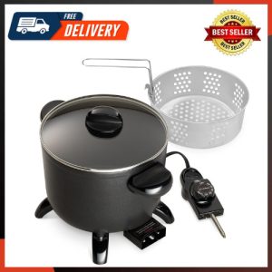 06006 Kitchen Kettle Multi-Cooker/Steamer, Black