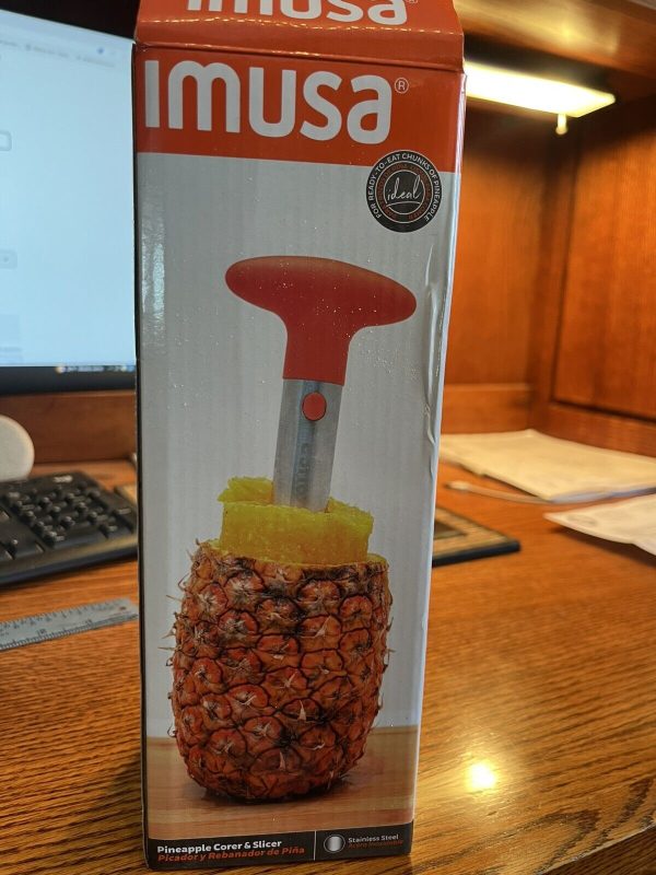 Imusa Pineapple Corer & Slicer is Easy to use Stainless Steel NEW IN  BOX