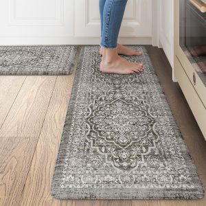 Kitchen Mats for Floor 2 Piece,Comfort Kitchen Floor Mats Cushioned anti Fatigue