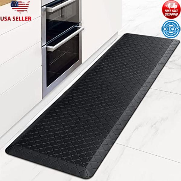 Anti-Fatigue Kitchen Mat Waterproof Non-Slip Ergonomic Support Heavy Duty Mat US