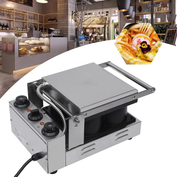 Electric Chest Shape Waffle Baker Breast Boob Waffle Machine Waffle Bowl Maker