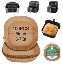 3 QT Air Fryer Liners – Disposable Small Air Fryer Liners for 3 & 7 QT