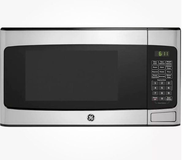 GE GCST11X1WSS 21 Inch Wide 1.1 Cu. Ft. 950 Watt Countertop Microwave with Touch