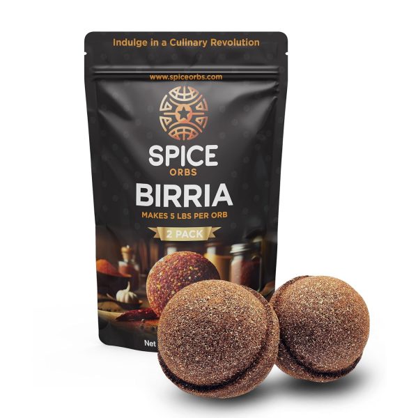 Spice Orbs Large Birria Bomb Spice Mix 2-Pack – Authentic Mexican Seasoning for