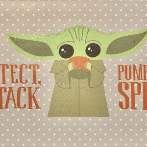 Disney Star Wars Anti Fatigue Kitchen Mat Rug Protect Attack Pumpkin Spice18￼X30