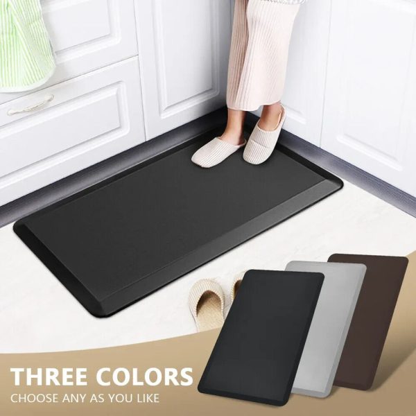 1/2 Inch Cushioned Kitchen Anti Fatigue Waterproof Rug , Non Slip Mat 17.3″x28″