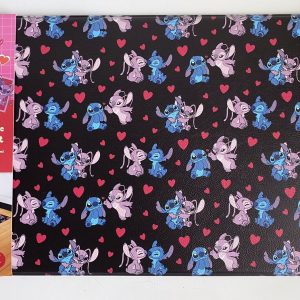 Disney Stitch Angel Hearts Hugging Valentines Anti Fatigue Kitchen Mat 18 X 30”