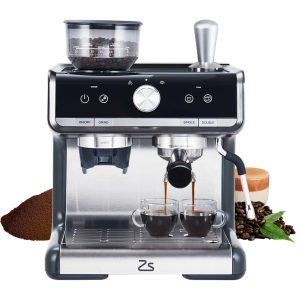 GarveeHome Semi-Automatic Espresso Machine with Grinder