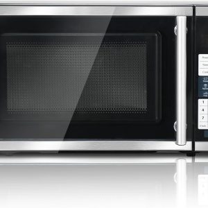 SMAD Countertop Microwave Oven 700W 10 Power Levels 6 Auto Menus 0.7 cu ft