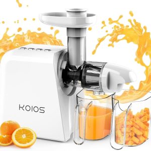 KOIOS B5100 Juicer Machine Cold Press Juicer Slow Masticating Juicer Extractor