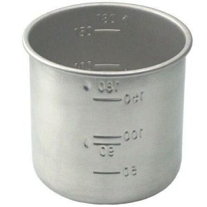 Daiso Japanese Rice Measuring Cup (180cc = 1 Gou Cup) Stainless Steel