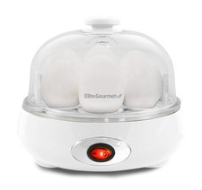 EGC322CW Easy Egg Cooker 7-Egg Capacity, Soft, Medium, Hard-Boiled Egg