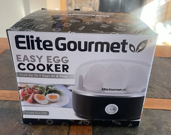 New Elite Gourmet Easy Egg Cooker Boil Poach Scramble