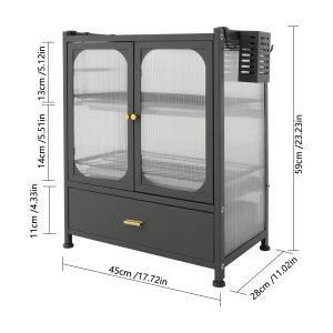 Multifunctional Kitchen Storage Cabinet Dish Cabinet Kitchen Countertop Cabinet