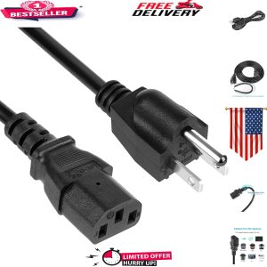 Heavy Duty 3-Prong Power Cable for Instant Pot, Rice Cookers, & Soy Milk Makers
