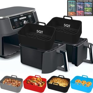 10QT Air Fryer 8.46*5.9 inch（10 QT）, DZ401 - Black