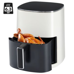 12-in-1 Air Fry Roast 6 Quart Air Fryer Capacity with Window Square Air Fryer