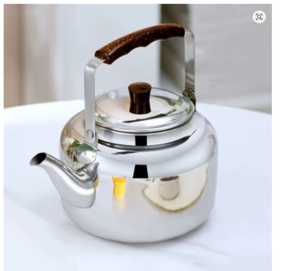 1L Stainless Steel Teapot Tea Kettle Coffee Pot for Gas & Induction Stove