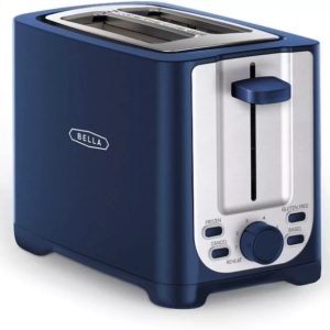 2 Slice Toaster with Auto Shut Off - Extra Wide Slots & 2 Slice, Blue