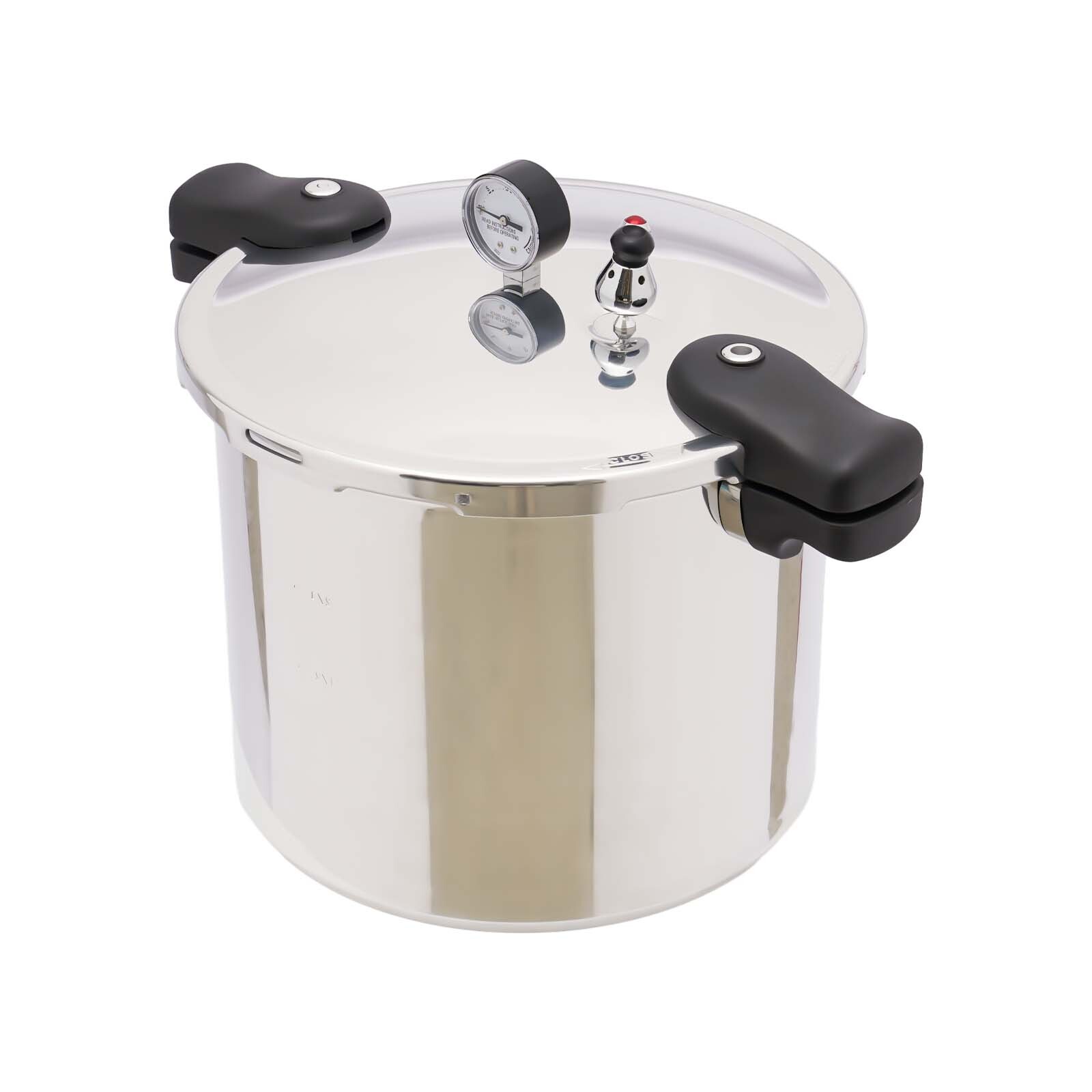 23Qt Pressure Cooker Canner Induction Cooktop Stovetop Compatible Aluminum Alloy