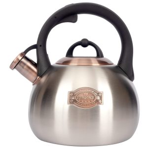3.1 Quart Whistling Tea Kettle for Stove Top Food Grade Stainless Steel Silver