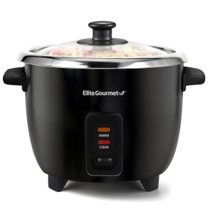6 Cup Electric Rice Cooker Stainless Steel Inner Pot for Porridges and Grains