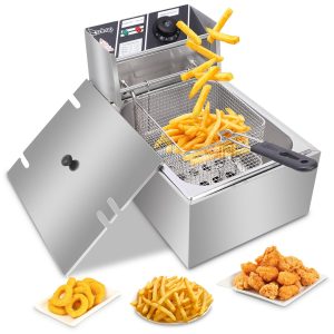 6L 2500W Electric Deep Fryer Commercial Restaurant Fast Food French Fry Cooker