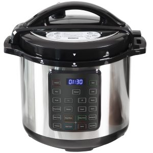 8 QT Electric Pressure 16-in-1 Multi-Functional Digital Cooker Stainless Steel