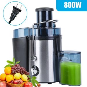 800W Electric Juicer Fruit Vegetable Blender Juice Extractor Citrus Machine New