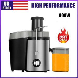 800W Electric Juicer Fruit Vegetable Blender Juice Extractor Citrus Machine New