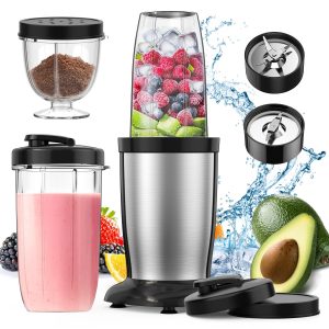 901W Personal Countertop Blender for Shakes and Smoothies Juicer w/ Cup Blender