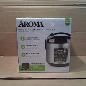 AROMA Professional 8-Cup (Cooked) 2Qt.Digital Rice & Grain Multicooker