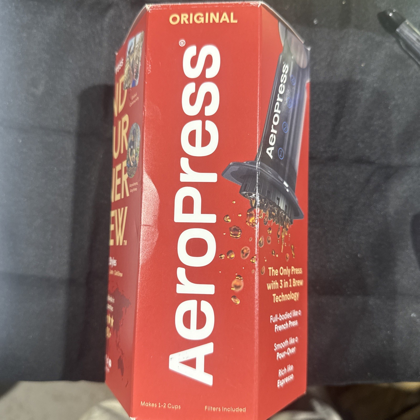 AeroPress Original 3-in-1 Single Cup Coffee Maker American French Press Expresso