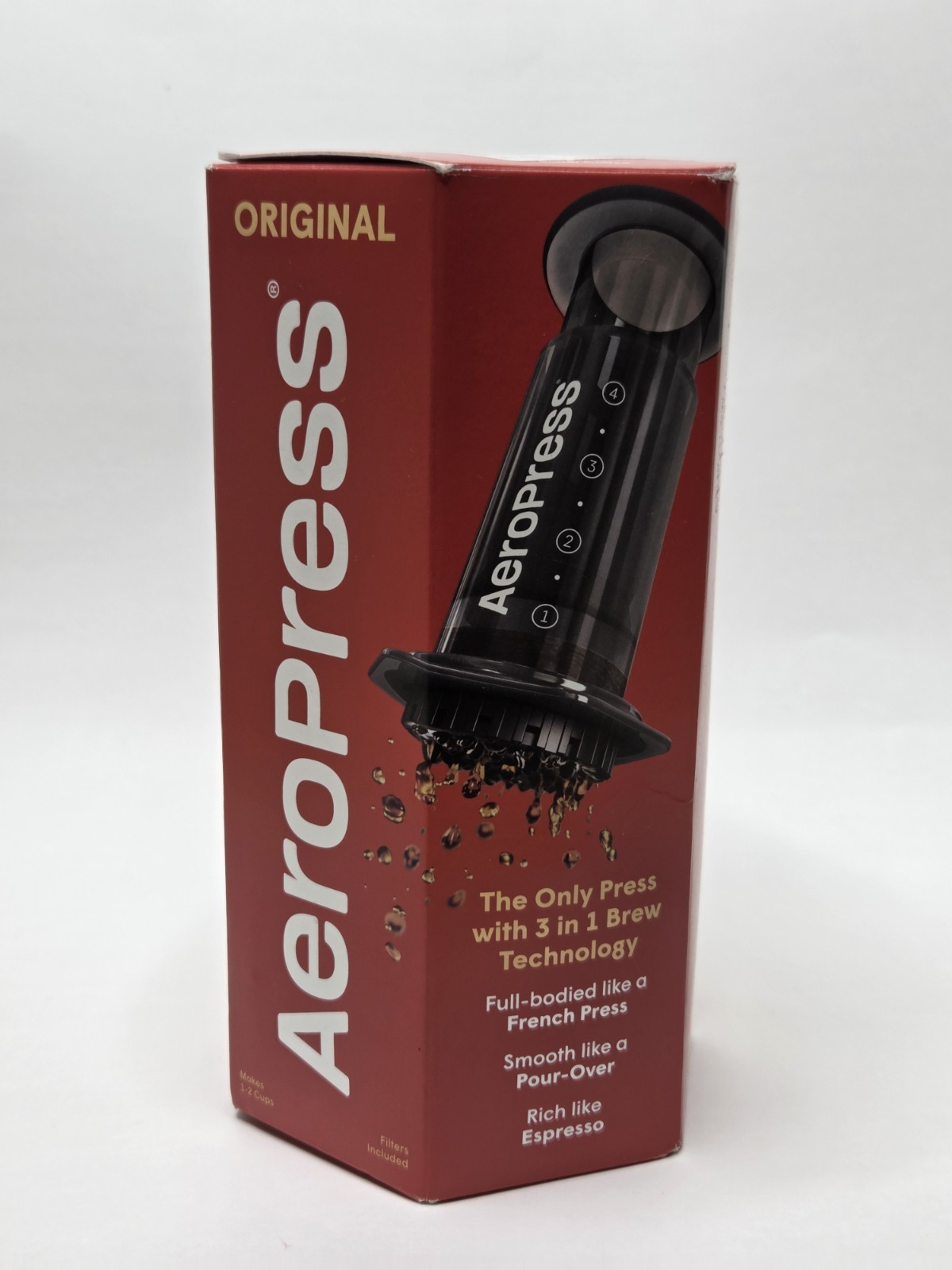AeroPress Original Coffee French Press – 3 In 1 Brew Method