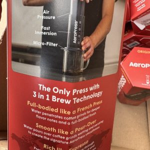 AeroPress Original Coffee Press – 3 In 1 Brew Method